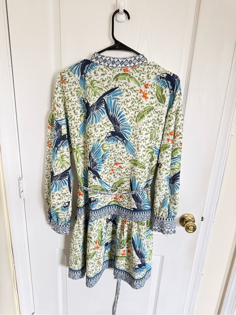 Alex Marie Wren Floral Bird Print mini Dress - Picture 8 of 9